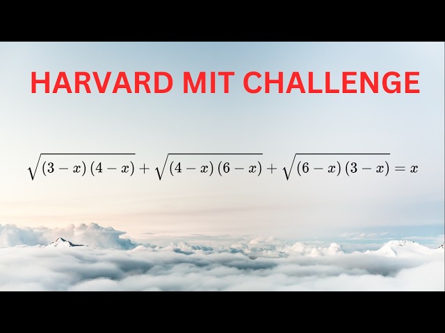 Only a genius can solve this Harvard Math Problem!