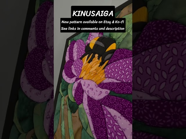🐝🌸 Kinusaiga pattern available on Etsy & Ko-fi learn the process⏬️related video on my channel