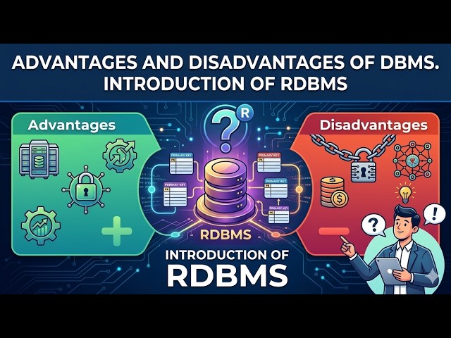 Advantages and Disadvantages of DBMS | Introduction to RDBMS Explained!