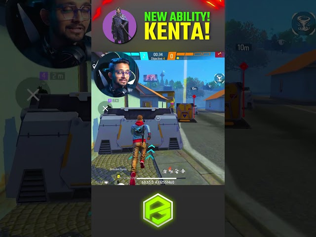 New Secret Kenta Character Skill Changes Garena Freefire🔥l #shorts #freefire | PRI GAMING