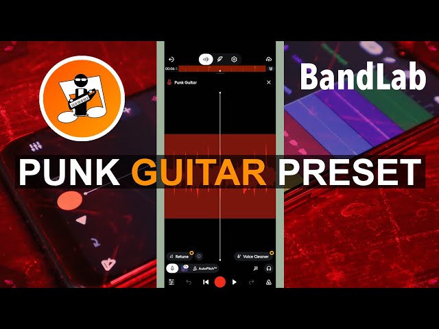 Punk Electric Guitar Preset for Bandlab tutorial 