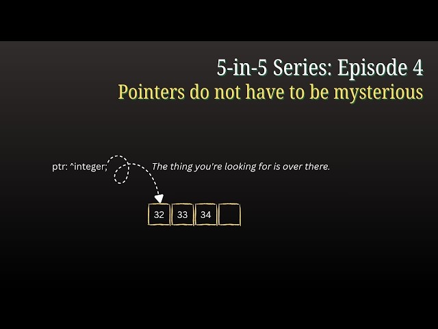 5 in 5 Series — Episode 4: Demystifying Pascal Pointers