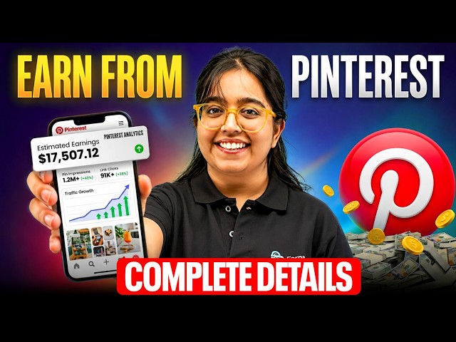 Pinterest FULL Course in 2 Hours | Make Money From Mobile | Physics Wallah