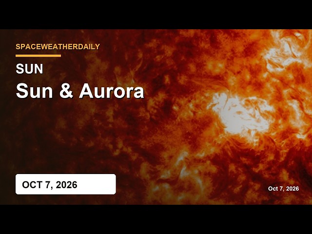 Sun & Space Weather Today: Aurora, Solar Flares, Solar Wind — Oct 7, 2026