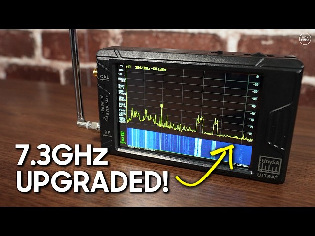 This TinySA Ultra Plus Spectrum Analyzer Supports Upto 7.3GHz CALIBRATED! - ZS407