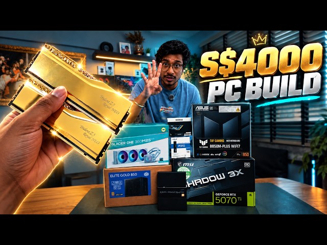 This Expensive Gold RAM Steals the Show in My S$4,000 PC Build