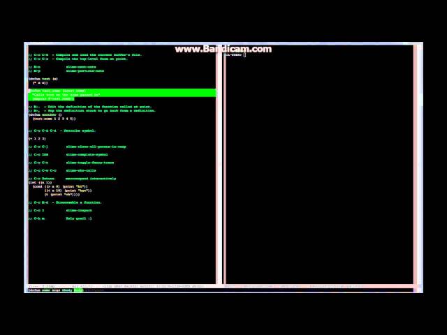 Emacs with Slime - Really useful keyboard shortcuts