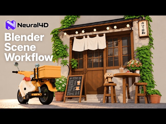 How I Made This Blender Scene in 9 Minutes | Neural4D