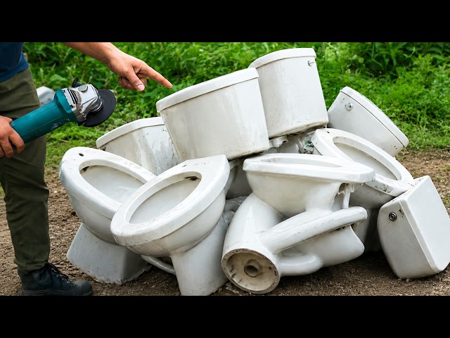 9 Breakthrough Skills Plumbers Want to Keep Secret!  Free Ways to Recycle  Toilets & Empty Cans