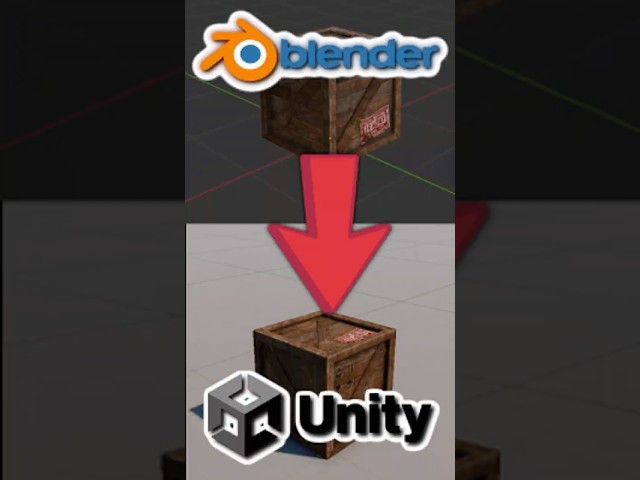 How to EXPORT from Blender to Unity!  #blender3d #unity3d #blender #unitygamedev