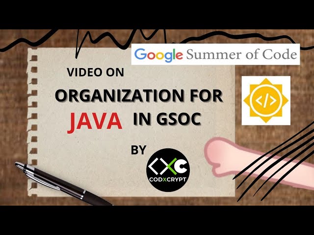Organization for Java in Gsoc || Codxcrypt Community