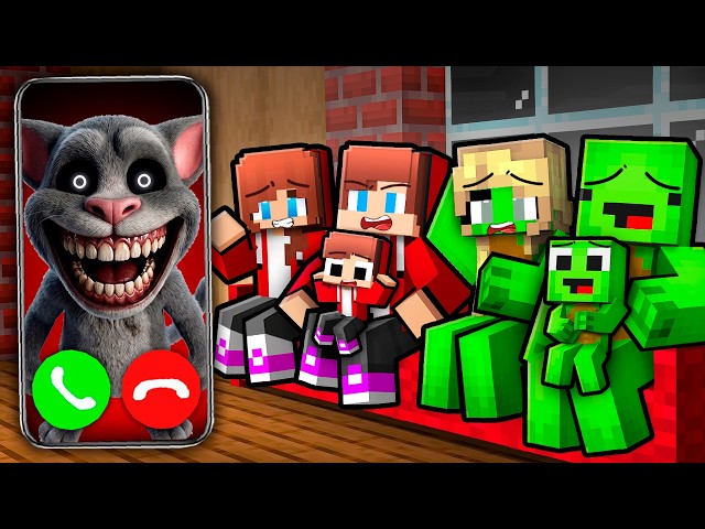 Why Mikey and JJ get a CAll from Tom.exe in Minecraft at 3:00 AM !? - Maizen