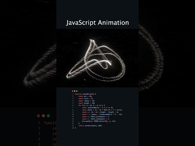 INSANE Metamorphic Particle Animation Using JavaScript!