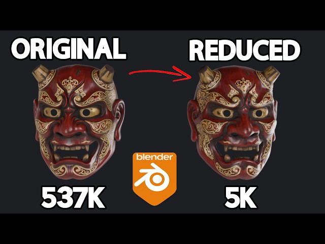 New Blender addon for Optimizing 3D Meshes