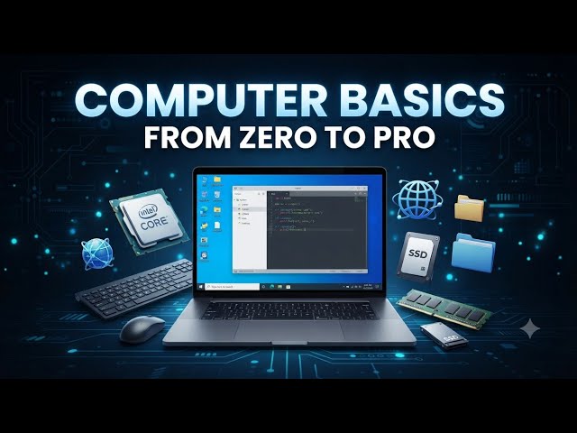 Computer Basics for Beginners | Learn Computer from Zero to Pro 💻 | Complete Computer Course
