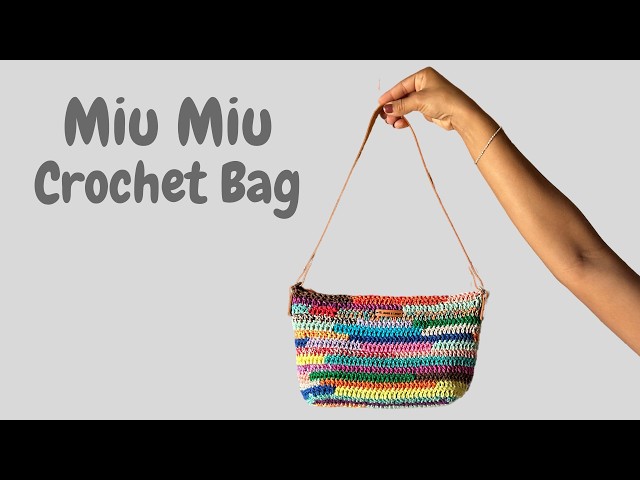 Viral Miu Miu-Inspired Crochet Bag – DIY Step-by-Step!