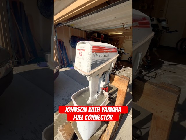 Replacing leaky Johnson fuel connector with Yamaha #johnson#evinrude#yamaha#boat