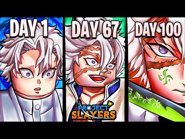 Spending 100 Days As SANEMI Shinazugawa In Project Slayers..