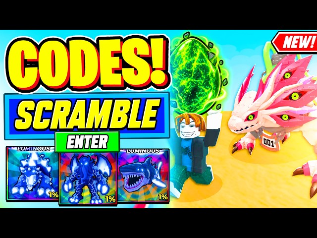 ⚠️New⚠️ ALL WORKING DR SCRAMBLE UPDATE CODES For Steal An Egg - Roblox Steal An Egg Codes 2026