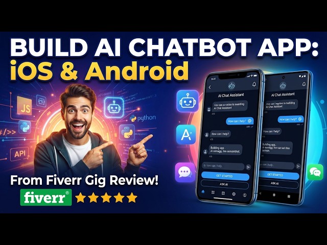 How to Build an AI Chatbot Mobile App for iOS & Android  Fiverr Gig Review