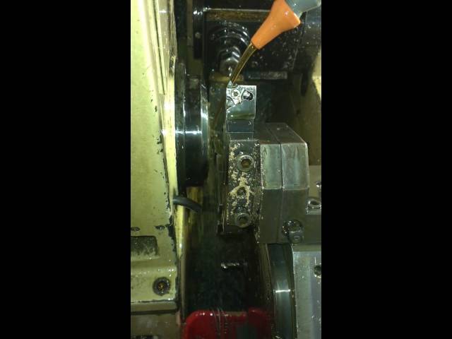OLD SWISS TYPE LATHE MAKING A RIVET