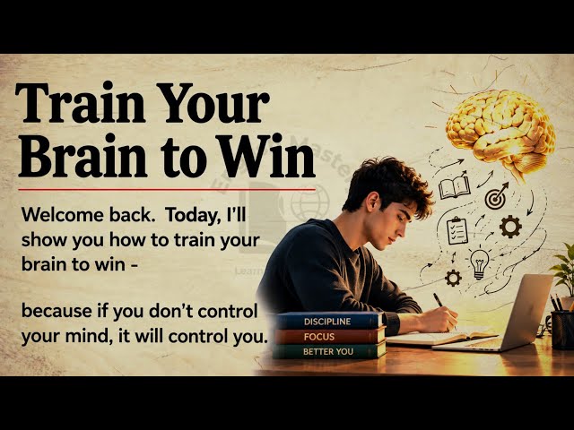 TRAIN YOUR BRAIN TO WIN 🏆 || Learn English Through Motivation 🔥 || Graded Reader || Level 3 English