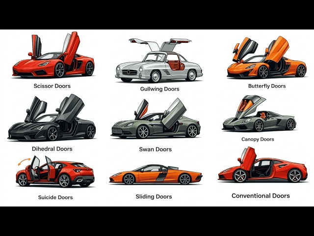 Every Type of Supercar Door Explained