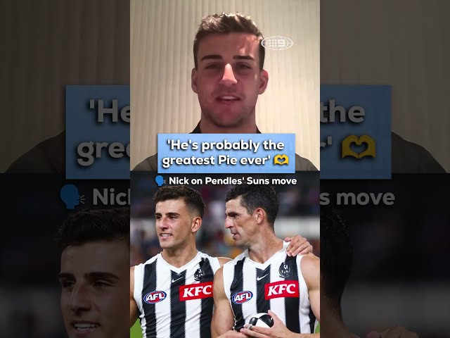 Nick Daicos reacts to Scott Pendlebury's shock move to the Suns #AFL #Footy