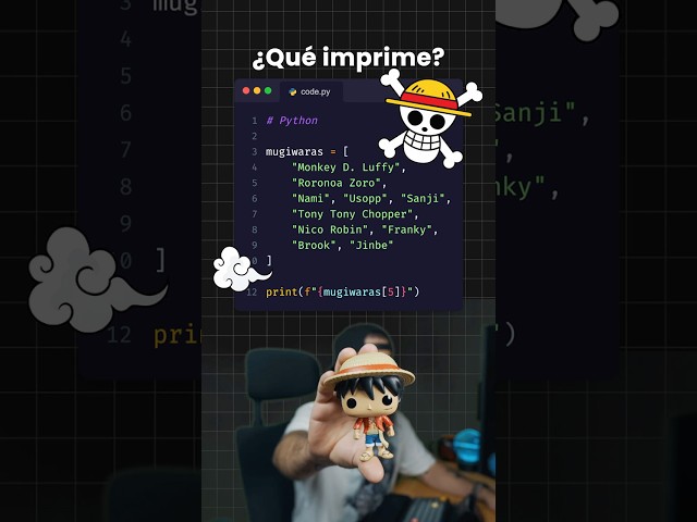 Aprende Python con One Piece ☠️
