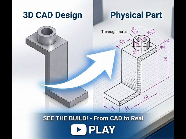 How To Convert 2D Drawings to 3D CAD Models Like A PRO