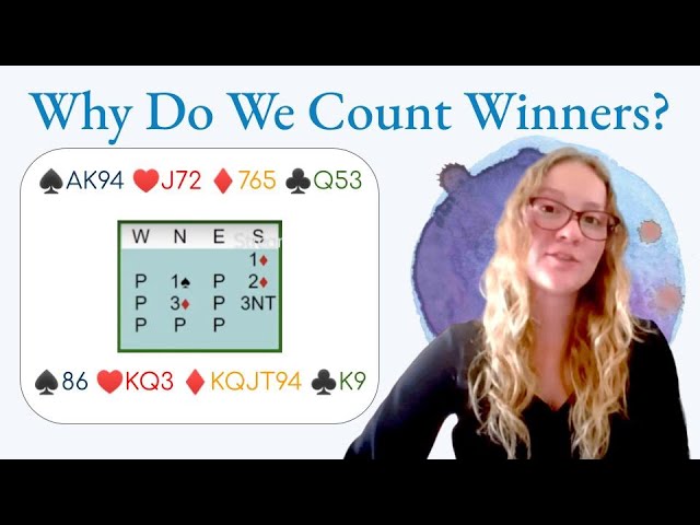 *Why* do we count winners in NT? - with India Natt (First Steps in Declarer Play)