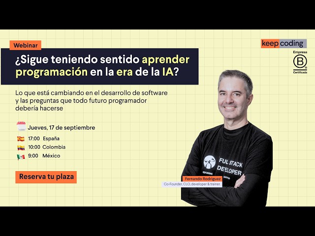 Webinar: Does it still make sense to learn programming in the age of AI?