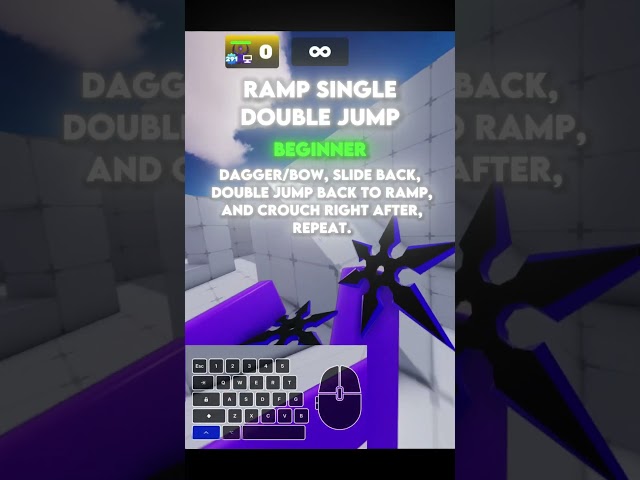 DOUBLE JUMP TUTORIAL👀 #robloxrivals