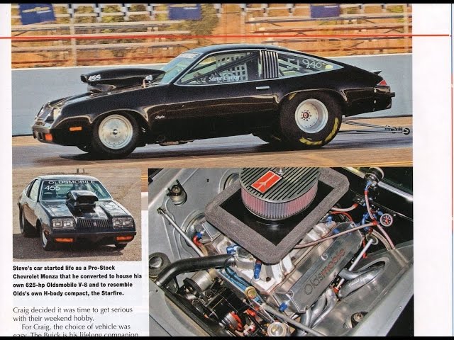 9 second Olds 455 powered 78 Starfire construction and drag pass