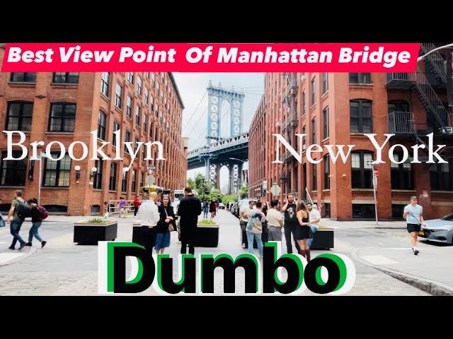 DUMBO Brooklyn New York | Best View Point of Manhattan Bridge | Brooklyn Bridge