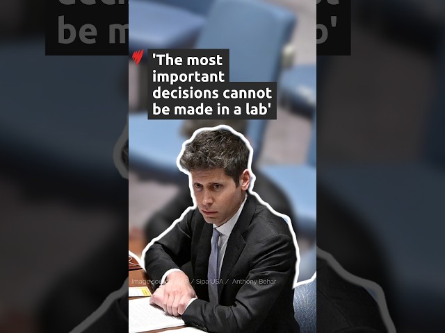 OpenAI CEO Sam Altman delivers warning to UN about increasingly rapid AI development