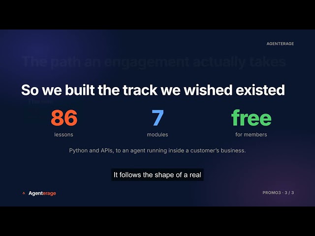 Anyone can demo an AI agent. Almost nobody can ship one.