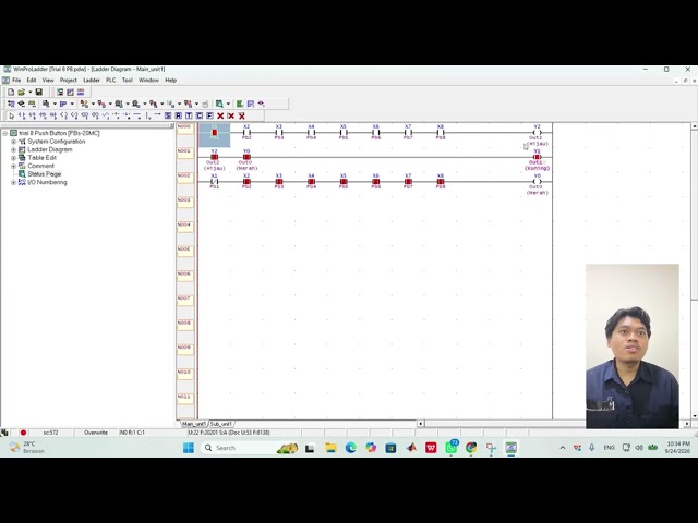 ladder diagram PLC Fatek
