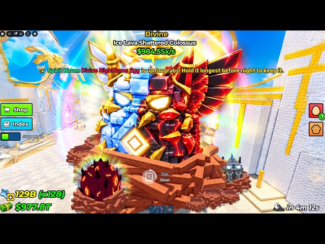 I Finally Got The Shattered Colossus Divine [$2.9T/s] - Steal an Egg Roblox