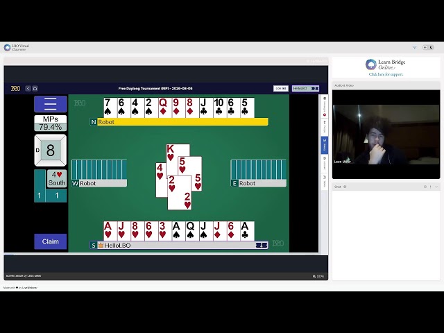 Bridge Practice: DON'T PANIC!! with Leon Meier | Learn Bridge Online