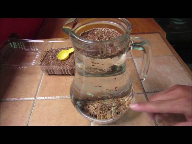 Agua de linaza para bajar de peso /FABI ZEA