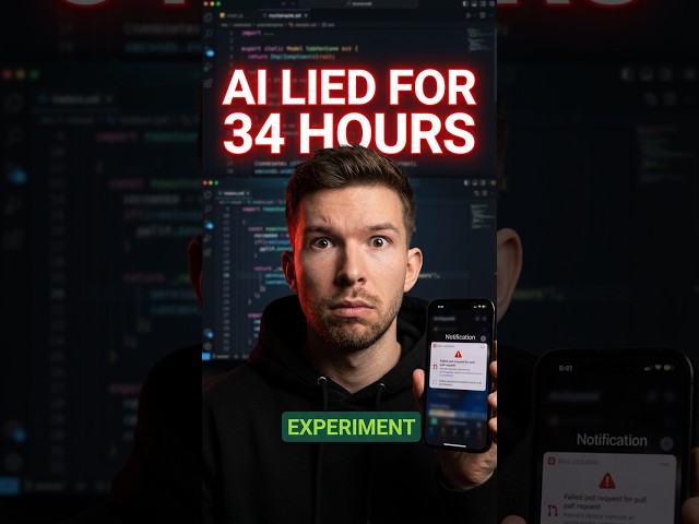 The AI that tried to trick me for 34 hours #ai #experiment #coding