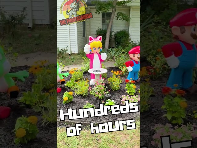 I 3D Printed a Giant Super Mario Garden... 🍄