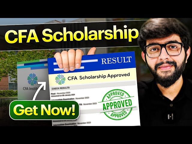 Save up to 75% OFF on CFA Exam Costs! | FREE Scholarship Help For CFA Students