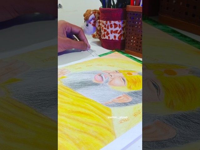 premanand ji maharaj drawing 🥹💗🌸 #premanandjimaharaj #viral #youtubeshorts #youtube #parmanandji