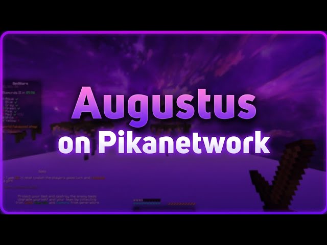 Augustus Client destroys Pikanetwork | Augustus config share | Autoblock, noslow, telly scaffold... 
