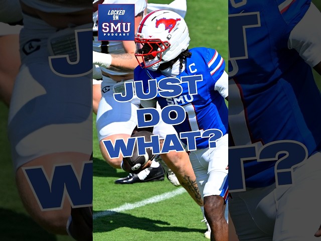 All Kevin Jennings has to do is TAKE CARE of the football #smufootball #kevinjennings