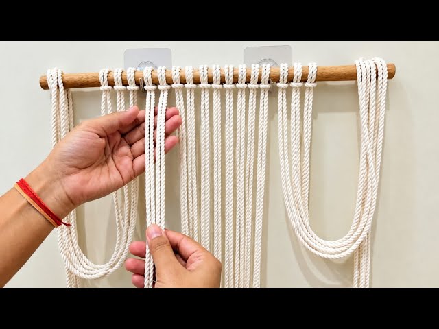 Macrame  - Simple Macrame Wall Hanging Tutorial -  3 Easy Macrame Hanging 