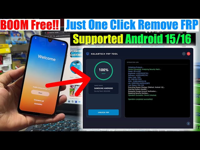 All Samsung Frp Bypass Android 15/16 New FRP Tool, Google Account Remove | FRP Unlock