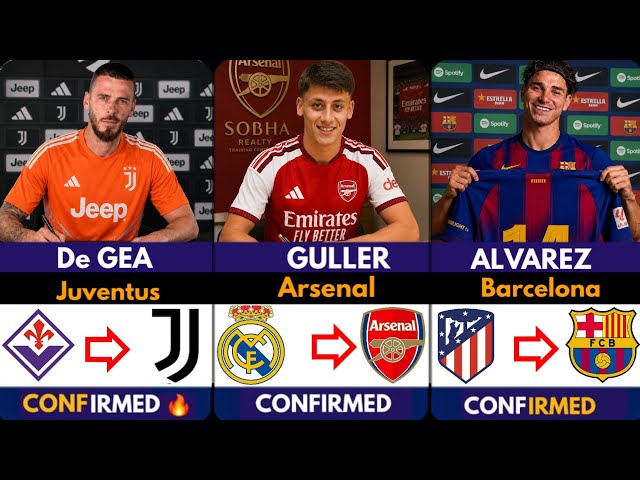 🚨LATEST CONFIRMED TRANSFER NEWS AND RUMOURS TRANSFER NEWS 2026| Alvarez 🔥 Guller ⌛️, De gea  ✅️ Tona